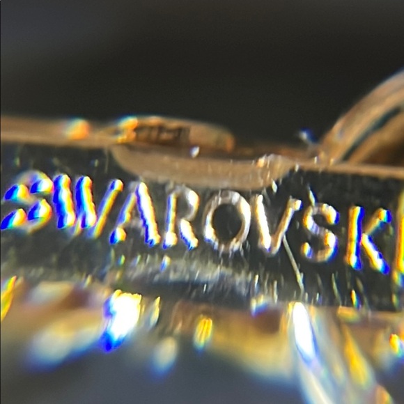 Swarovski Vintage Gold Toned Rope Necklace Intricate Design - Picture 2 of 5